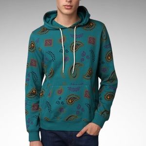 Urban Outfitters Character Hero 100% Cotton Unisex Paisley Pullover Hood…